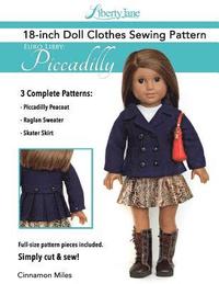 bokomslag Liberty Jane 18 Inch Doll Clothes Pattern Euro Libby: Piccadilly