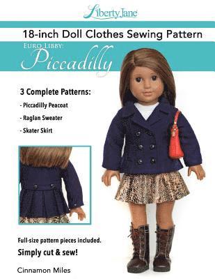 Liberty Jane 18 Inch Doll Clothes Pattern Euro Libby: Piccadilly