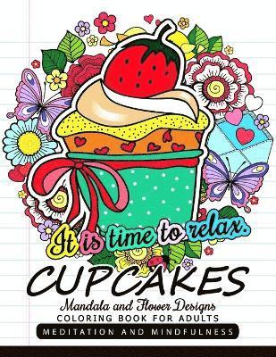 CUPCAKES Coloring Book for Adults 1