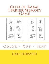 bokomslag Glen of Imaal Terrier Memory Game: Color - Cut - Play