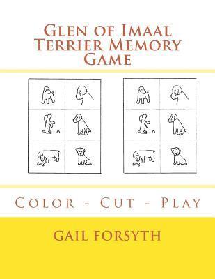 bokomslag Glen of Imaal Terrier Memory Game: Color - Cut - Play