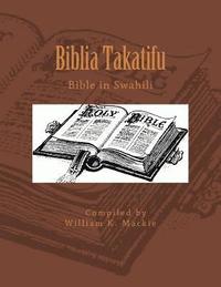 bokomslag Biblia Takatifu: Bible in Swahili