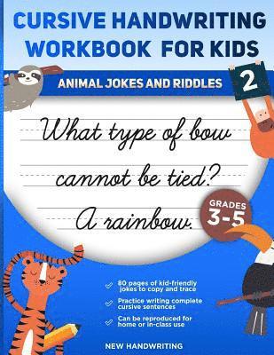 Cursive Handwriting Workbook for Kids 1