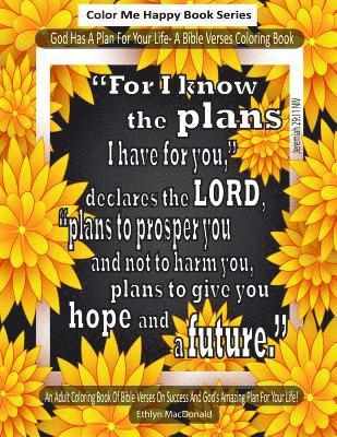 bokomslag God Has A Plan For Your Life: An Adult Coloring Book Of Bible Verses on God's Plan For You