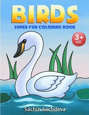 Sachin Sachdeva - Birds: Super Fun Coloring Book for Kids and Preschoolers (Ages 3-5), Häftad