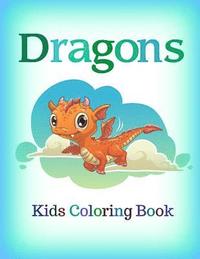 bokomslag Dragons: Kids Coloring Book