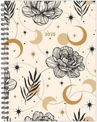 bokomslag Moon and Flora 2025 6.5 X 8.5 Softcover Weekly Planner