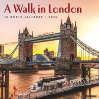 bokomslag A Walk in London 2026 12 X 12 Wall Calendar