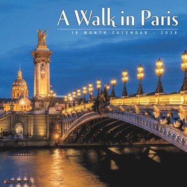 bokomslag A Walk in Paris 2026 12 X 12 Wall Calendar