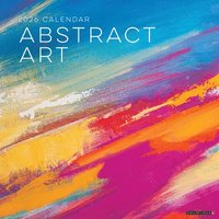 bokomslag Abstract Art 2026 12 X 12 Wall Calendar