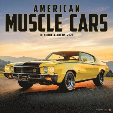 bokomslag American Muscle Cars 2026 12 X 12 Wall Calendar