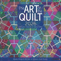 bokomslag Art of the Quilt 2026 12 X 12 Wall Calendar