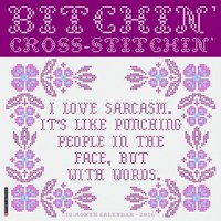bokomslag Bitchin' Cross-Stitchin' 2026 12 X 12 Wall Calendar