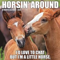 bokomslag Horsin' Around 2026 12 X 12 Wall Calendar