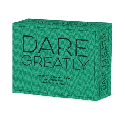 Dare Greatly 2026 5.4 X 6.2 Box Calendar