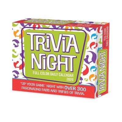 Trivia Night 2026 5.4 X 6.2 Box Calendar