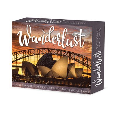 Wanderlust 2026 5.4 X 6.2 Box Calendar