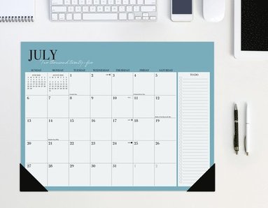 bokomslag Modern Academic July 2025 - June 2026 22 X 17 Large Monthly Deskpad Calendar