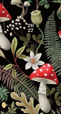 bokomslag Forest Mushroom 2-Year 2026-27 3.5 X 6.5 Monthly Pocket Planner