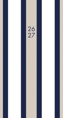 Willow Creek Press - Pinstripe 2-Year 2026-27 3.5 X 6.5 Monthly Pocket Planner, Häftad