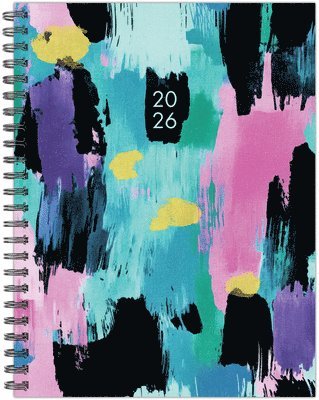 Willow Creek Press - Abstract Art 2026 6.5 X 8.5 Weekly Monthly Softcover Planner, Häftad