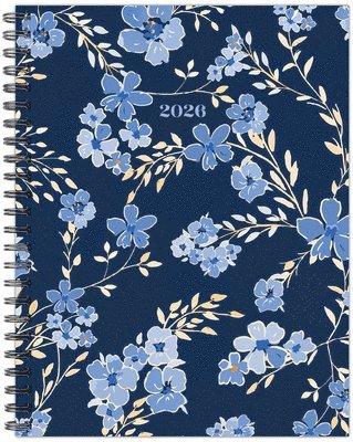 Willow Creek Press - Blue Floral 2026 8.5 X 11 Weekly Monthly Softcover Planner, Häftad
