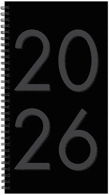 Willow Creek Press - Black 2026 3.5 X 6.5 Softcover Weekly Spiral, Häftad