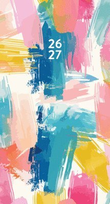 bokomslag Painted Pastel 2-Year 2026-27 3.5 X 6.5 Monthly Pocket Planner