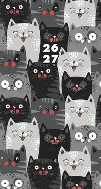 bokomslag Purrfect 2-Year 2026-27 3.5 X 6.5 Monthly Pocket Planner