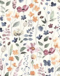 bokomslag Garden Botanical 2026 7.5 X 9.5 Booklet Monthly Planner