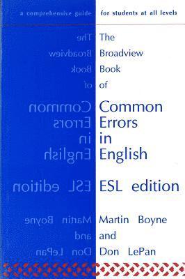 Martin Boyne, Don Lepan - The Broadview Book of Common Errors in English - ESL Edition, Häftad