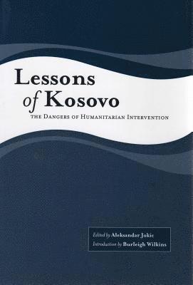 Lessons of Kosovo 1