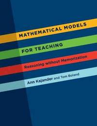 bokomslag Mathematical Models for Teaching