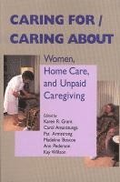bokomslag Caring For/Caring about