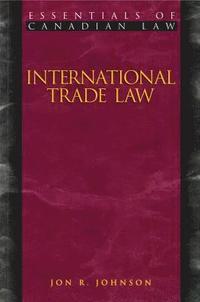 bokomslag International Trade Law