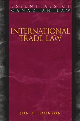 bokomslag International Trade Law