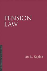 bokomslag Pension Law