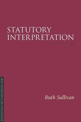 bokomslag Statutory Interpretation 3/E