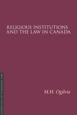 bokomslag Religious Institutions and the Law in Canada 4/e