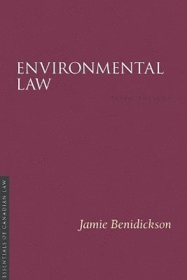 Jamie Benidickson - Environmental Law 5/e, Häftad