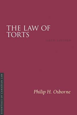 bokomslag Law of Torts, 6/e