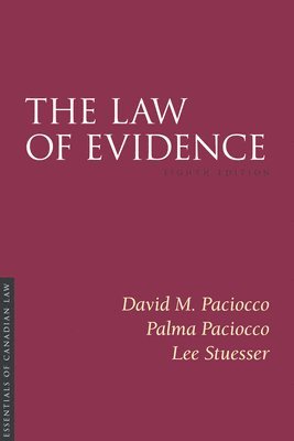 The Law of Evidence, 8/E 1