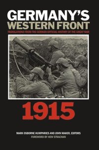 bokomslag Germanys Western Front: 1915