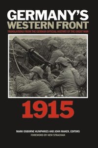 bokomslag Germany's Western Front: 1915