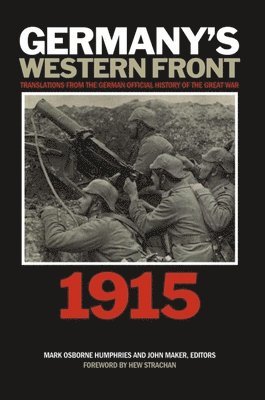bokomslag Germany's Western Front: 1915