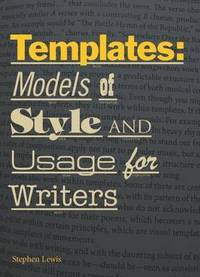 bokomslag Templates: Models of Style and Usage for Writers