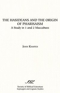 bokomslag The Hasideans and the Origin of Pharisaism