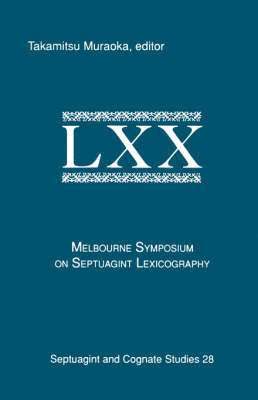 bokomslag Melbourne Symposium on Septuagint Lexicography