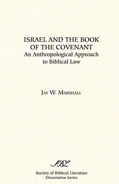 bokomslag Israel and the Book of the Covenant
