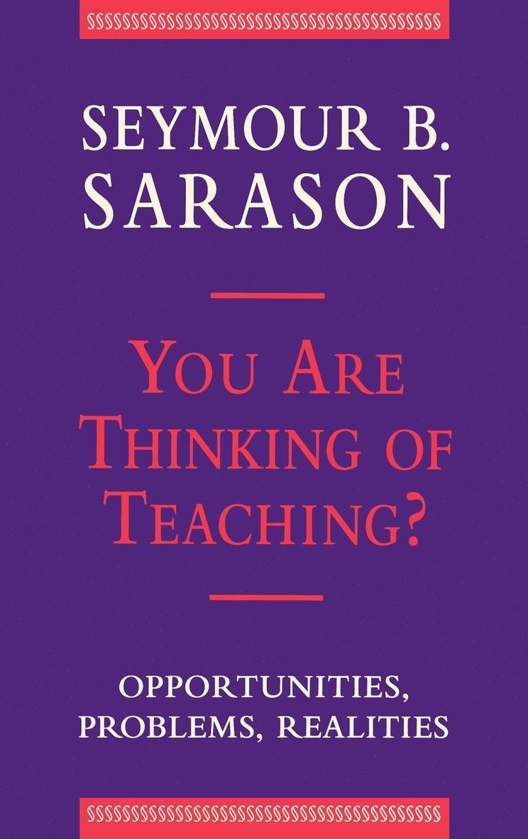 You Are Thinking of Teaching? 1